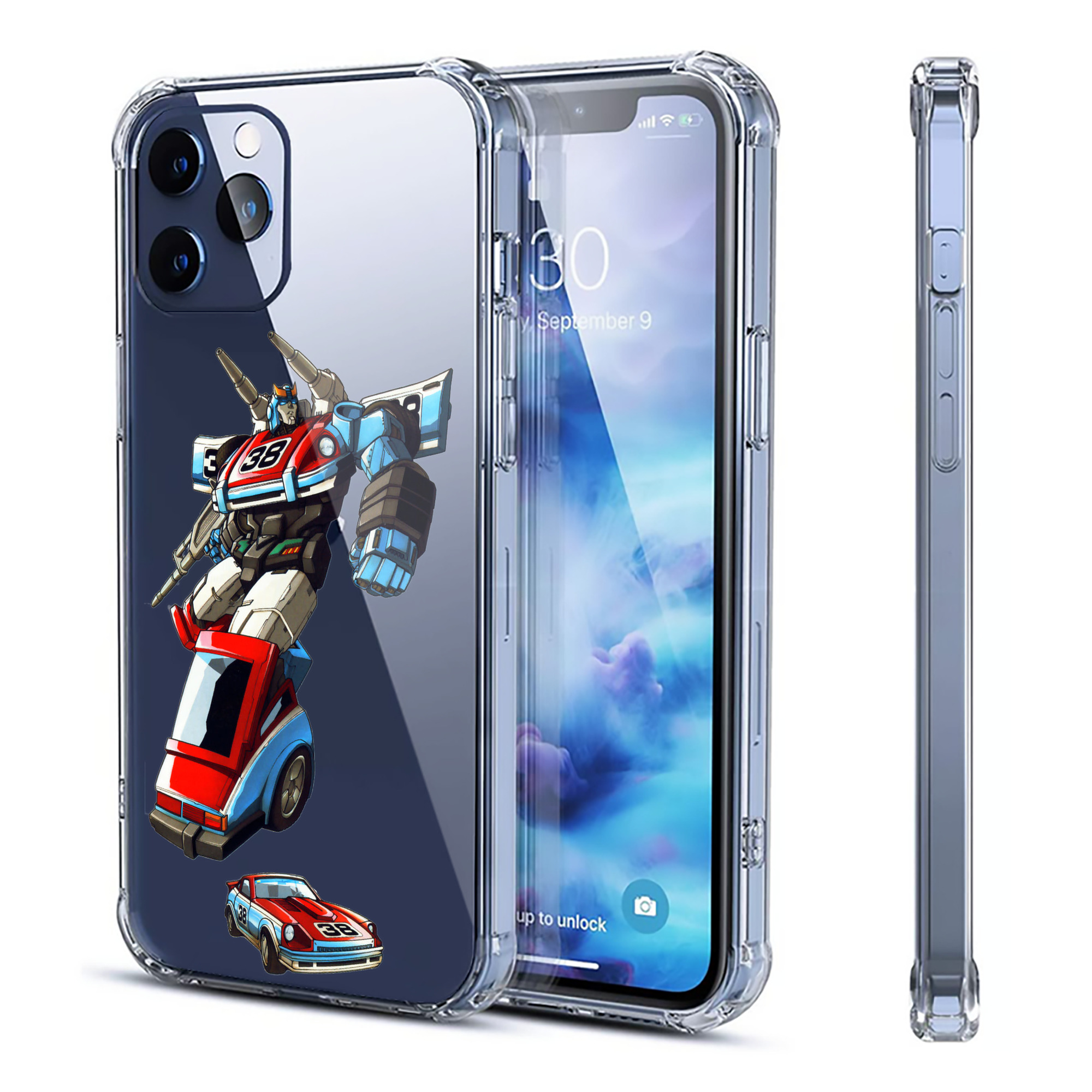 （画像用）  【iPhone 12シリーズ対応】透明スマホケース（クリアソフトケース）